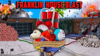 Avengers Blast😱 Franklin And Shinchan😂 House For Their Ultimate Revenge🔥 In GTA 5 !😱 #gta5