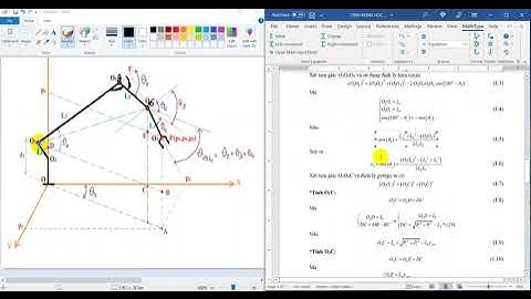 KT Robot - MP07: Tính toán động học nghịch cánh tay robot 4 bậc tự do (PP Hình Học)