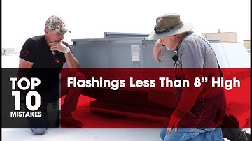 TPO Flashing Less than 8 Inches High on Walls and Curbs | Roofing it Right with Dave & Wally by GAF