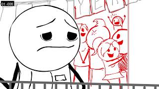 Cyanide & Happiness Sad Larrys Sad New Year Animatic