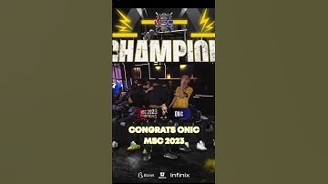 DETIK DETIK ONIC JUARA VS BLACKLIST INTERNATIONAL!! MSC GRANDFINAL 2023 #shorts #mobilelegends