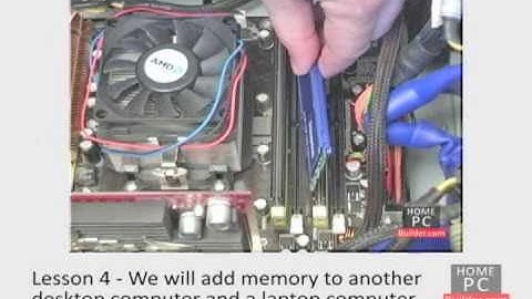 Lesson 01 - Install a RAM memory upgrade into any desktop or laptop computer