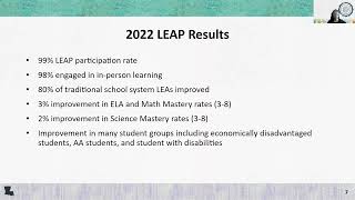 2022-2023 Academic Recovery and Acceleration Plan and Guidance Webinar