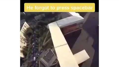 When you forget to press the space bar meme