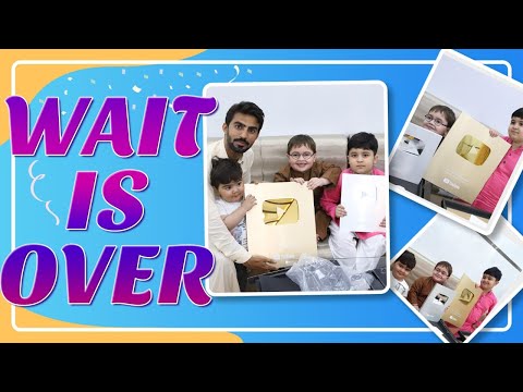 Gold & Silver Button Unboxing Gift From Youtube