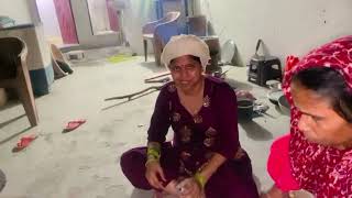 Jinval family vlog.690.Aaj Fir Humne chulhe per Banaya khana. Mini vlog