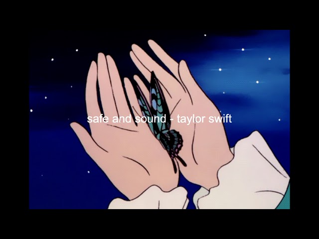 safe and sound - taylor swift (slowed + reverb) class=