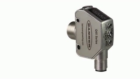 Banner Engineering Q4X Versatile, Rugged Laser Distance Sensor