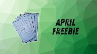 Free Savings Challenge Digital Download for April 2025 #SavingsChallenge #Free #Freebie
