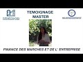 Tmoignage   master spcialis finance des marchs et de lentreprise  fsjessouissi