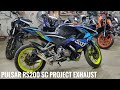 SC Project Exhaust on Pulsar RS200 BS3 And Graphics