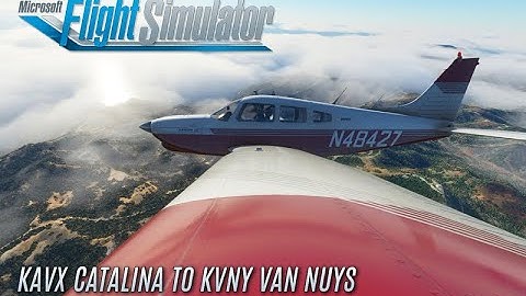 Microsoft Flight Simulator 2020 IFR Flight: CSTP45 TEC Route Orbx KAVX Catalina/Orbx KVNY Van Nuys