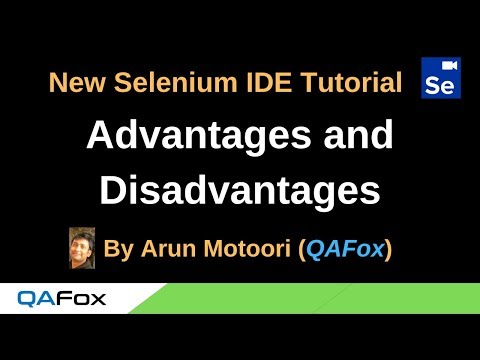 Video: Vilka är nackdelarna med Selenium IDE?