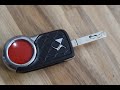 Citroen DS3 key fob battery replacement - EASY DIY