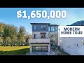Touring a $1,650,000 CHARLOTTE NC MODERN MANSION with City Views!