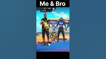 1v1 with bro☠️ #freefire #1v1 #edit #garenafreefire #gameplay #subscribe #like #share #support