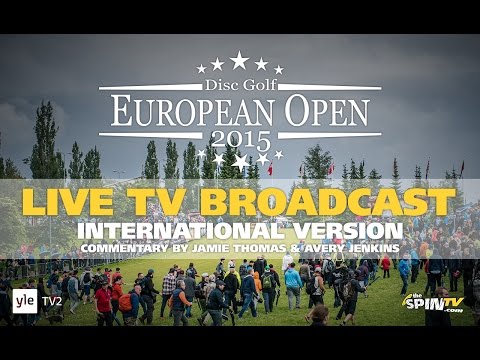 Disc Golf European 2015 Finnish Yle Tv2 National Tv Broadcast International Simulcast Youtube
