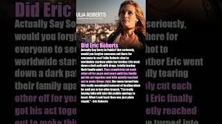 Did Eric Roberts Publicly Apologize？