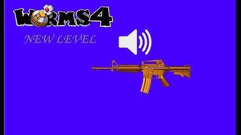 Worms 4 New Level - Emitter Draw on Crazy Autogun