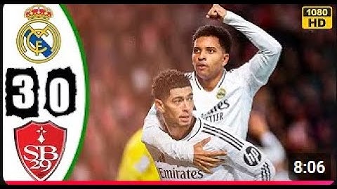 Real Madrid vs Brest 3-0 Hіghlіghts & All Goals 2025 Bellingham & Rodrygo Show🔥