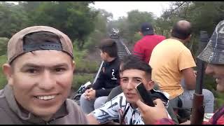 con los amigos en. médanos entre Ríos viaje en zorrita