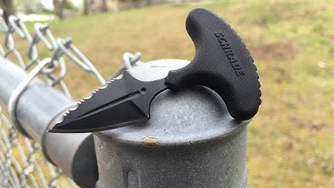 Last-Ditch Self-Defense Knife: Schrade SCHF50 | Everyday Carry (EDC), Light-weight, Easy To Conceal