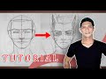 👌COMO DIBUJAR EL ROSTRO HUMANO💁‍♂️| Tutorial en TIEMPO REAL