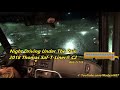 Night driving 2018 Thomas Saf-T-Liner® C2  under the rain [BUS #1718]