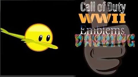 Call of Duty WW2 Emblems - (Dabbing Emoji)