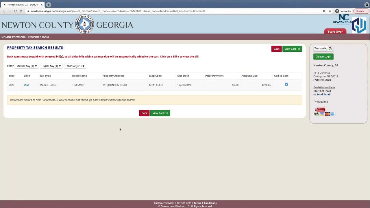 How To Pay Property Taxes Online YouTube