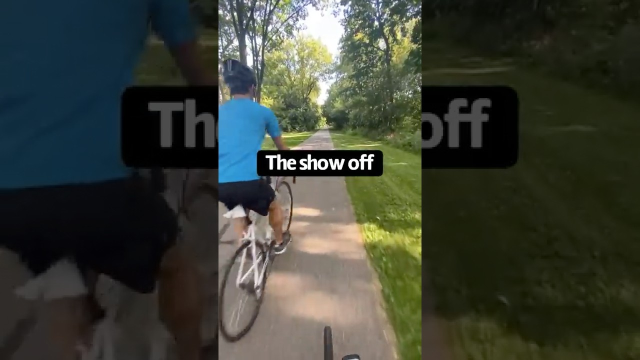 The different types of cyclists.