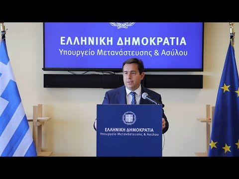 Ομιλία Νότη Μηταράκη-Διαμνημόνευση Μεταναστευτικής Αρωγής A’ τάξης στον Ναύαρχο ε.α. κ. Κλιάρη