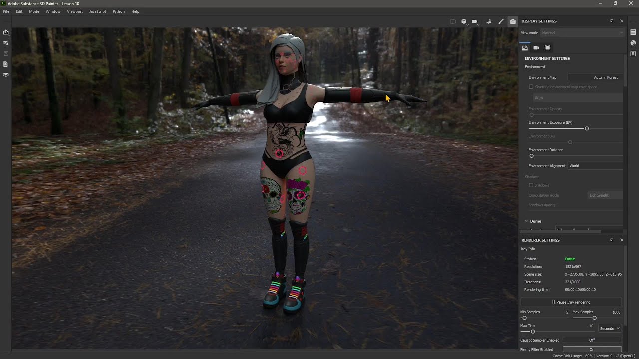 SUBSTANCE 3D - Lesson 10 - Vector Graphics, SVG, Pen Tool, Paths, Emissive Channel, Light Material