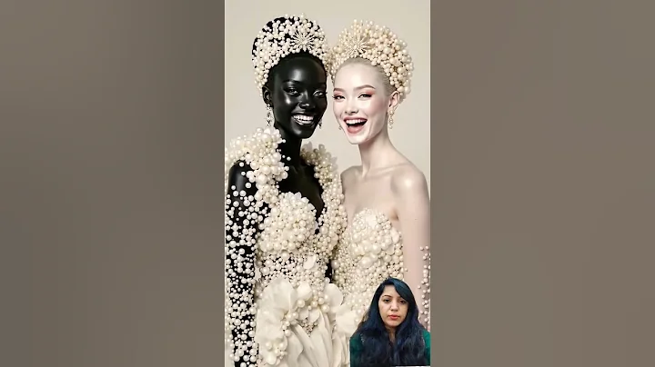 Pearls,Power, Perfection, Contrast#aimodel #nycfashion #futureoffashion #fashion #dress #runway #fyp