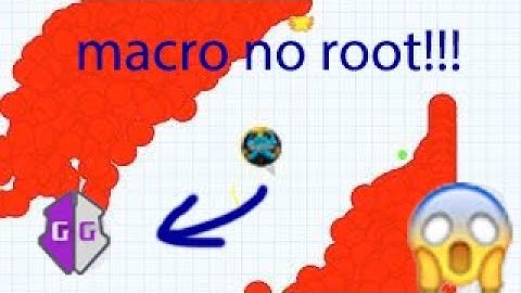 Agario macro button no root.Zoom macro Game Guardian.