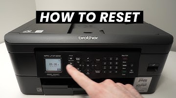 How to Factory Reset Brother MFC Printer