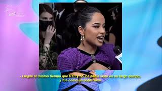 Becky G hablando de BTS en los #AMAs 2021 (Subtitulado)