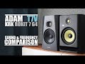 KRK Rokit 7 G4 RP7G4 vs Adam Audio T7V  ||  Sound & Frequency Response Comparison