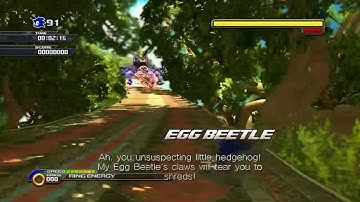 Sonic Unleashed (360 on XB1) - Egg Beetle speedrun (0:55.36)