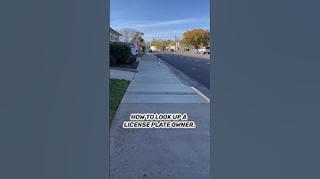 How To Lookup A License Plate Owner? #licenseplatelookup