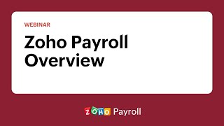 Zoho Payroll