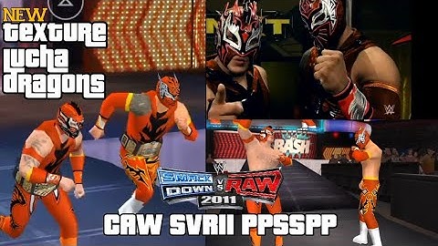Texture lucha dragons orange caw svr11 | smackdown vs raw 2011 ppsspp