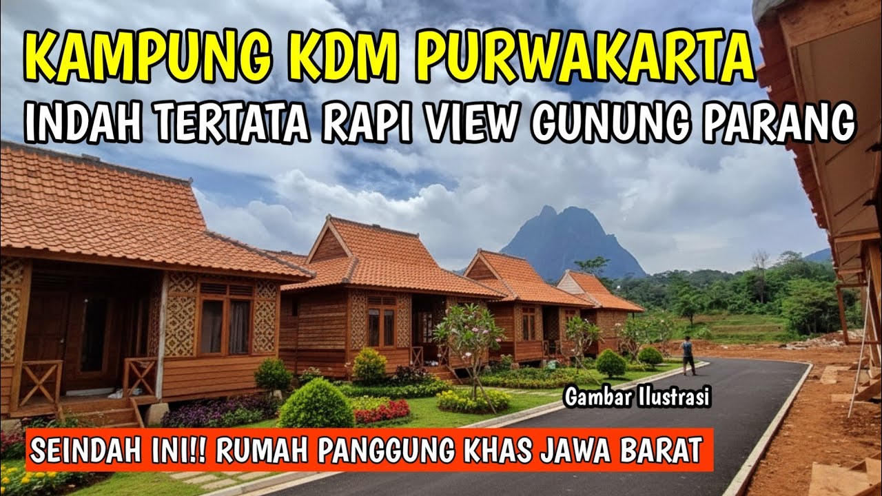 Indah!! Kampung KDM Pasir Cabe Panyindangan Purwakarta || Tertata rapi view pegunungan