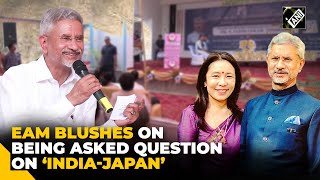 Why are you asking Japan-specific question: EAM blushes as he responds to question on India-Japan