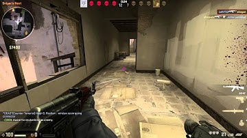 CS GO LeftY23 Eco round 4k clutch de_mirage