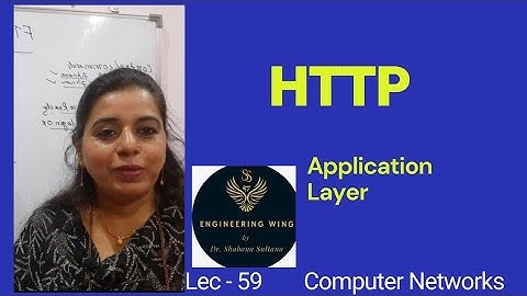 Lec59- HTTP | Computer  Networks