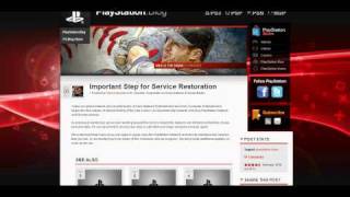 Playstation Information Update. 3 new Blogs. May 5 2011