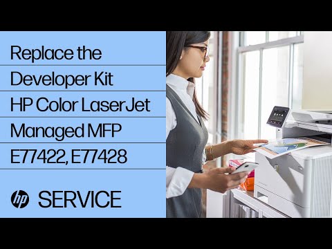 Replace the Developer Kit | HP Color LaserJet Managed MFP E77422, E77428 | HP