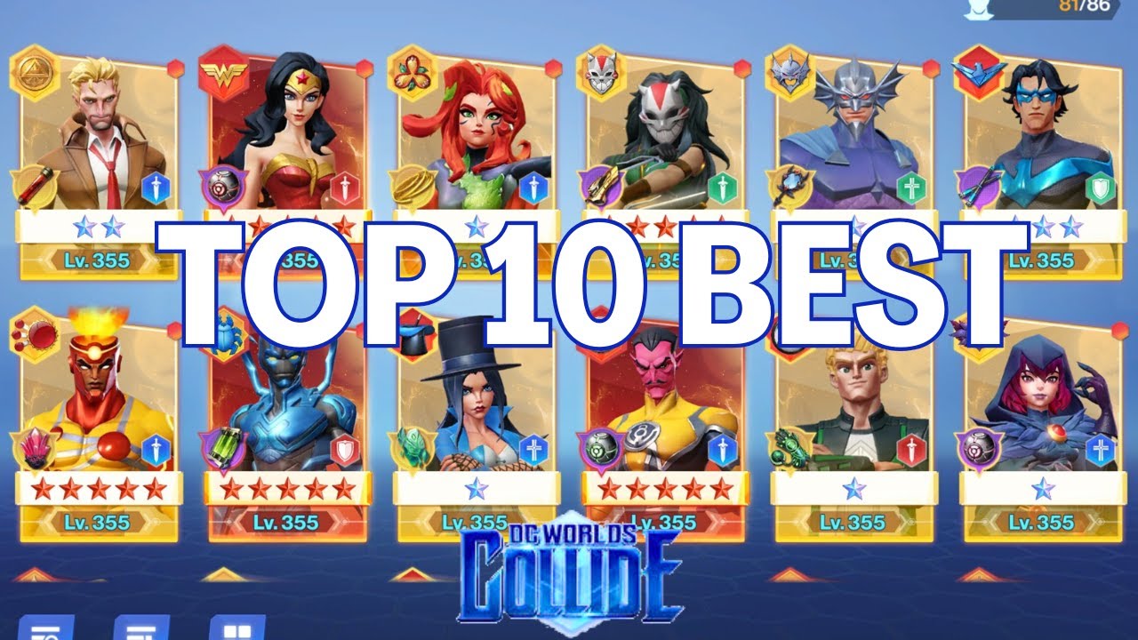 Top 10 Characters January 2026 - DC Worlds Collide 