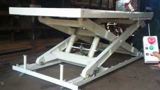 Hydraulic Scissor Lift   Remote Operated